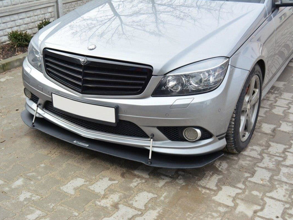 Maxton Design Front Racing Splitter Mercedes-Benz C Sedan / Estate AMG-Line W204 / S204 - ME-C-204-AMGLINE-CNC-FD1A - Image 2