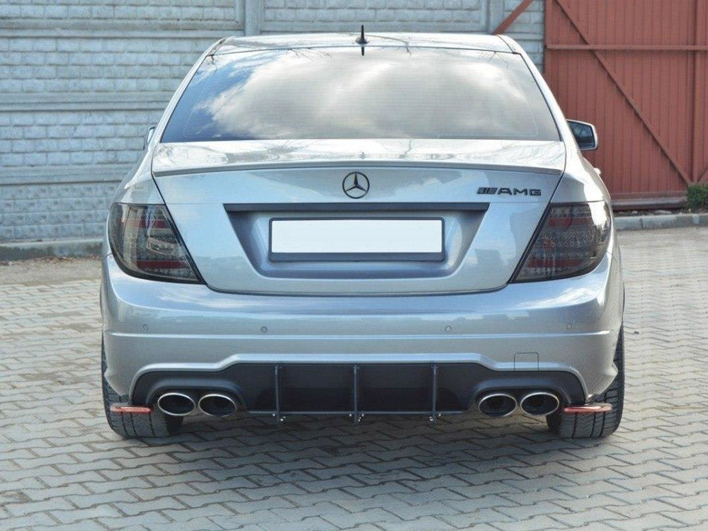 Maxton Design Rear Diffuser &amp; Rear Side Splitters Mercedes-Benz C Sedan / Estate AMG-Line W204 / S204 - ME-C-204-AMGLINE-CNC-RS1A - Image 3
