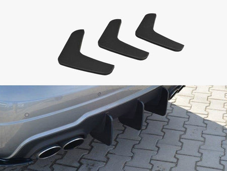 Maxton Design Rear Diffuser V.1 Mercedes C W204 Amg-line (Facelift) - MEC204AMGLINECNC-RS2B - Image 1