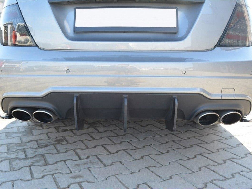 Maxton Design Rear Diffuser V.2 Mercedes C W204 Amg-line (Facelift) (2011-2014) - MEC204AMGLINECNC-RS3B - Image 3