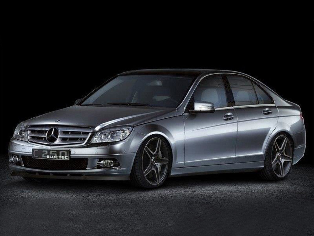 Front Splitter Mercedes C-class W204 Preface - Textured