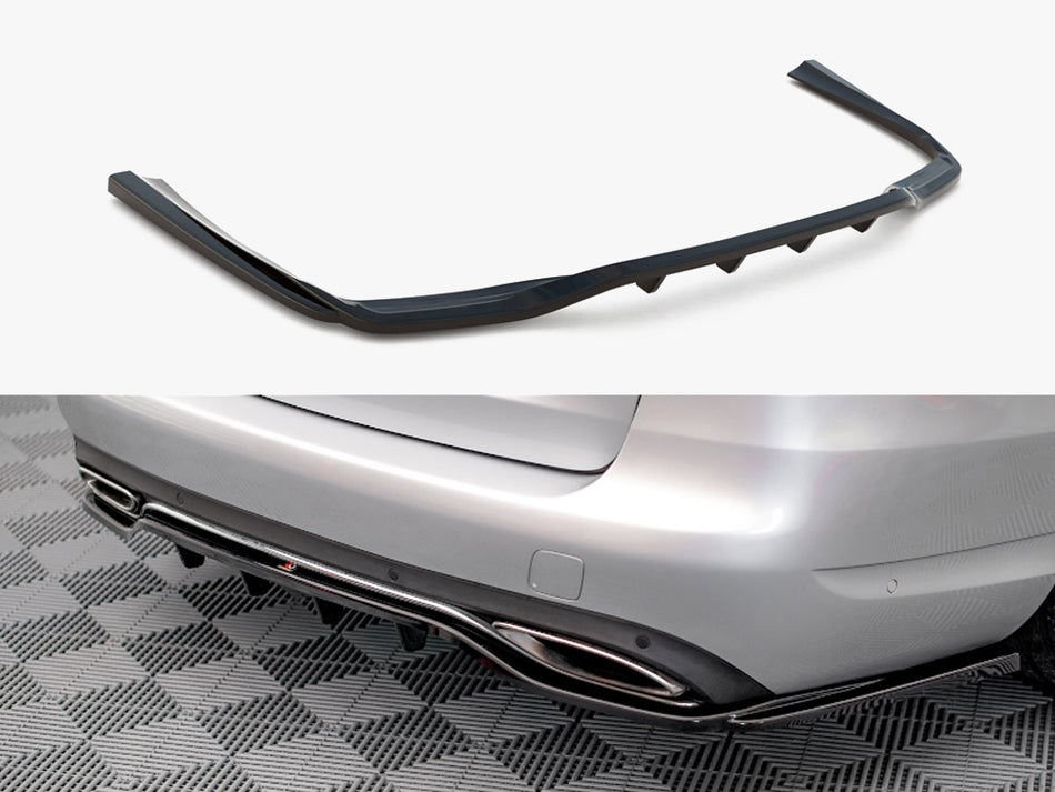 Maxton Design Rear Splitter (Vertical Bars) Mercedes C W205 Estate - ME-C-205-RD1G+RD2G - Image 1