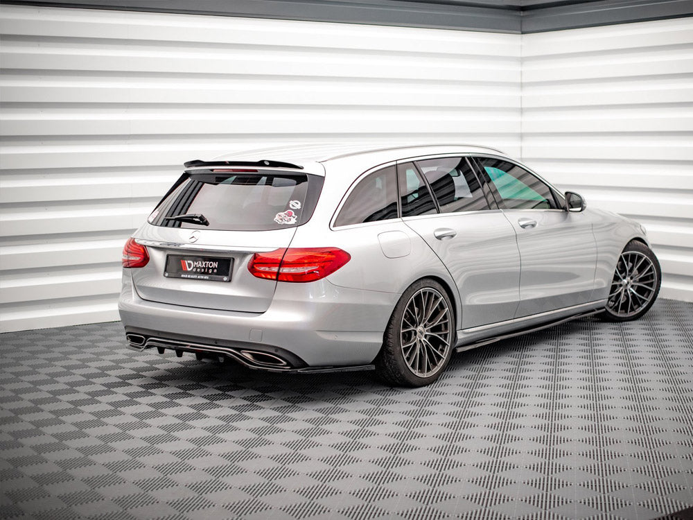 Maxton Design Rear Splitter (Vertical Bars) Mercedes C W205 Estate - ME-C-205-RD1G+RD2G - Image 2