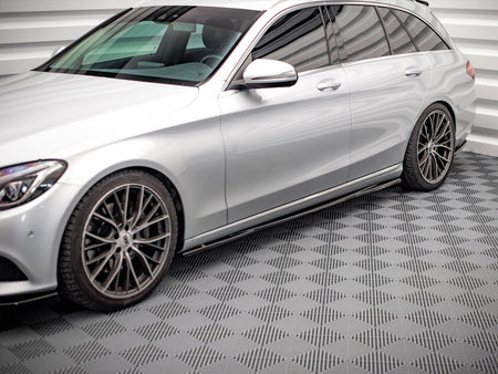 Maxton Design Side Skirts Diffusers Mercedes C W205 (2014-2018) - ME-C-205-SD1G - Image 3