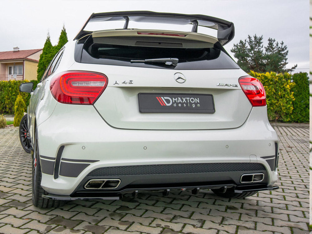 Maxton Design Rear Valance Mercedes A45 AMG W176 - Textured - ME-A-176-AMG-RS1T - Image 2