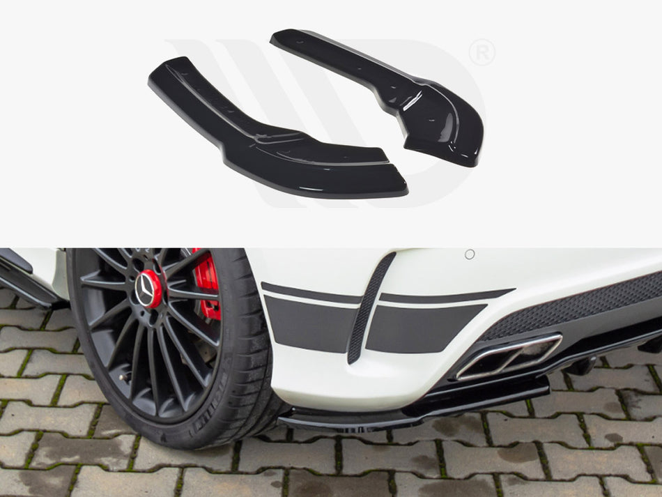 MAXTON DESIGN Rear Side Splitters Mercedes A45 AMG W176 (2013-2015)