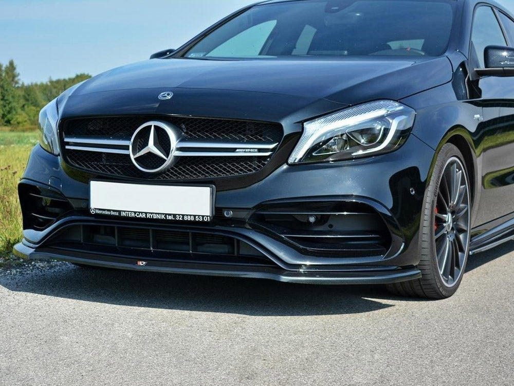 Maxton Design Front Splitter V.1 Mercedes A W176 AMG Facelift - ME-A-176F-AMG-FD1G - Image 2