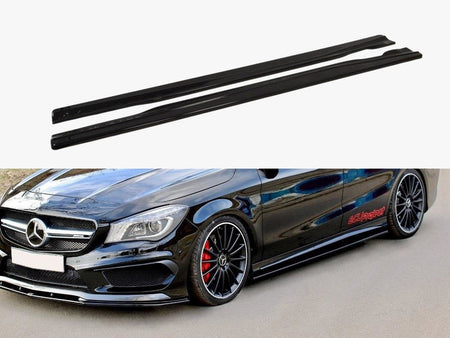 Maxton Design Side Skirts Diffusers Mercedes CLA 45 AMG C117/A45 AMG W176 (Preface) - ME-CLA-117-AMG-SD1G - Image 1
