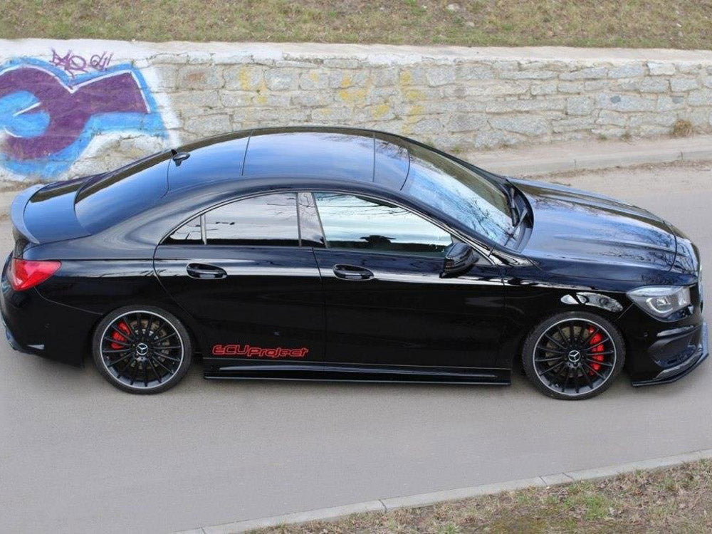 Maxton Design Side Skirts Diffusers Mercedes CLA 45 AMG C117/A45 AMG W176 (Preface) - ME-CLA-117-AMG-SD1G - Image 4