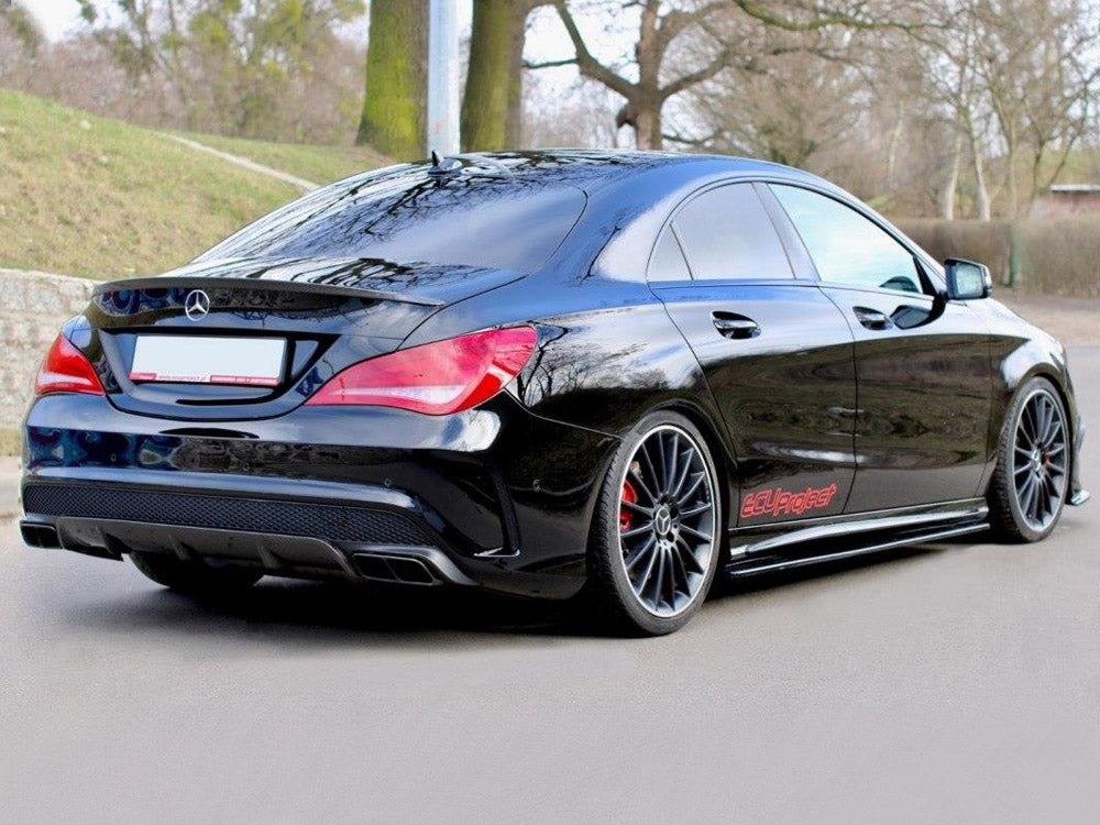 Maxton Design Side Skirts Diffusers Mercedes CLA 45 AMG C117/A45 AMG W176 (Preface) - ME-CLA-117-AMG-SD1G - Image 2