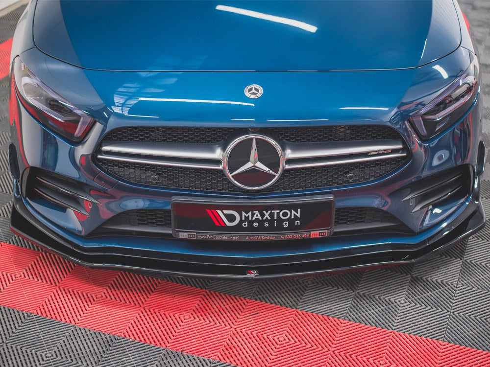 Maxton Design Front Splitter V.1 Mercedes A35 AMG AERO W177 - ME-A-177-35-FD1G - Image 3