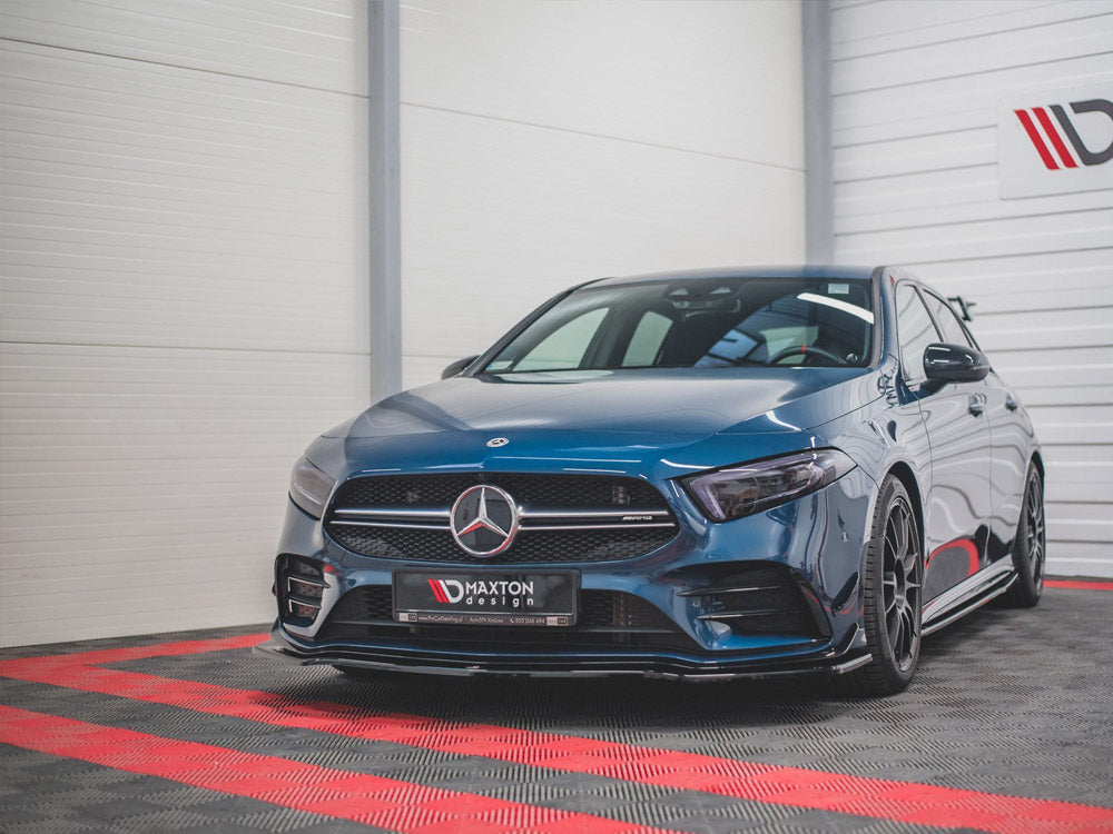 Maxton Design Front Splitter V.1 Mercedes A35 AMG AERO W177 - ME-A-177-35-FD1G - Image 2