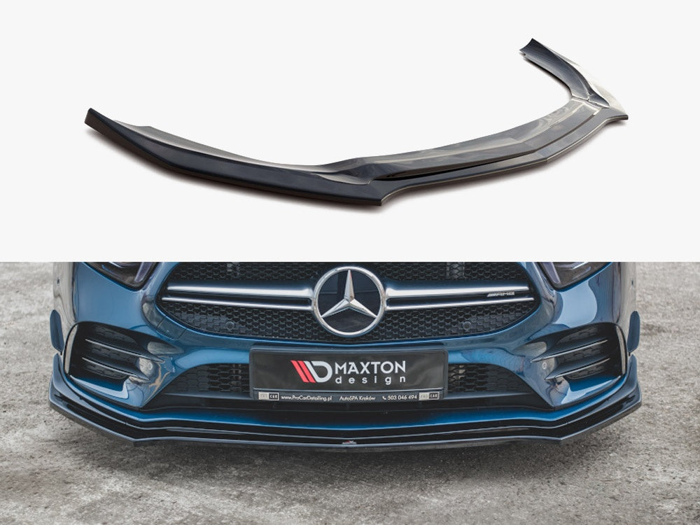 Maxton Design Front Splitter V.2 Mercedes A35 AMG AERO W177 - ME-A-177-35-FD2G - Image 1