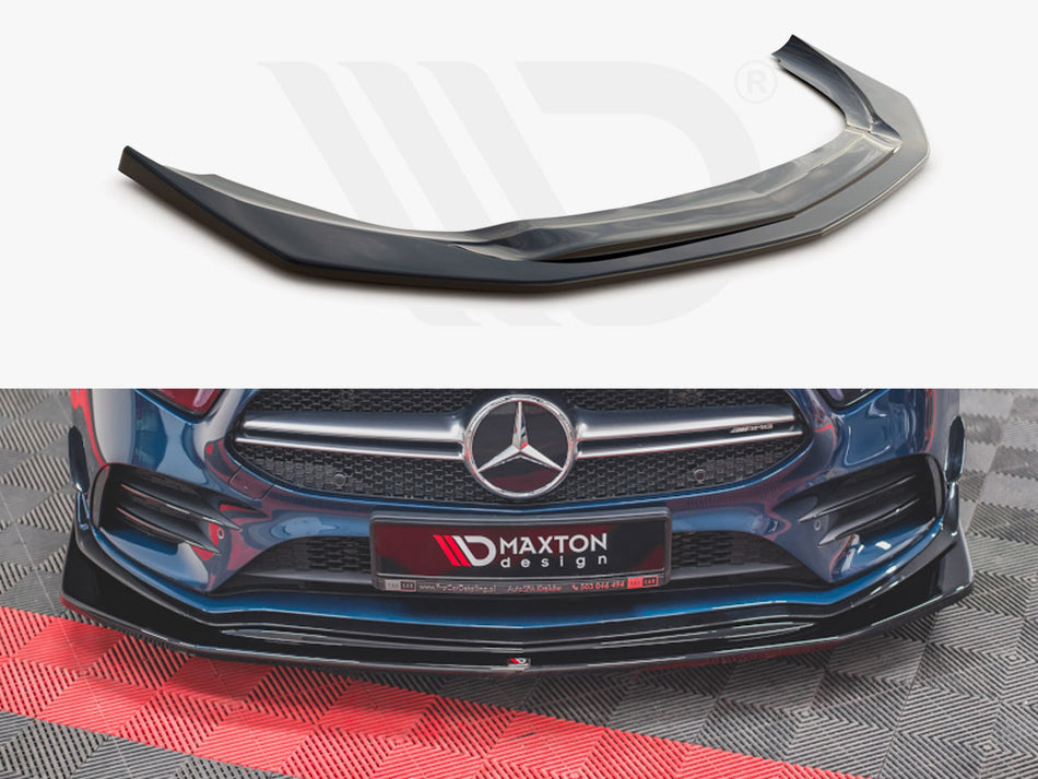 MAXTON DESIGN Front Splitter V.3 Mercedes A35 AMG AERO W177