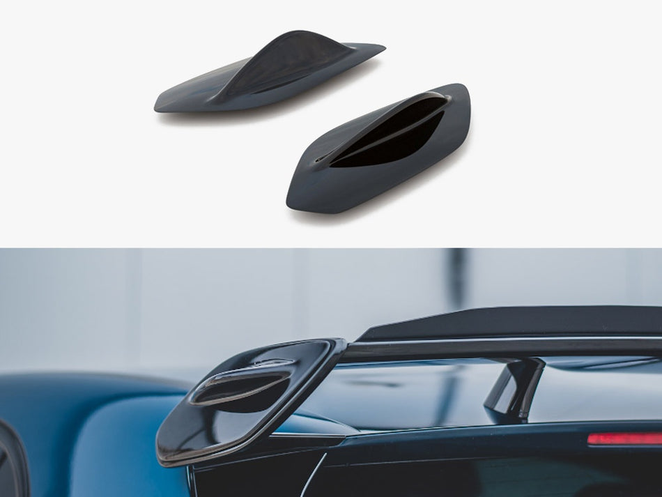Maxton Design Spoiler Side Extensions Mercedes A35 / A45 AMG Hatchback W177 - ME-A-177-35-HS1G - Image 1