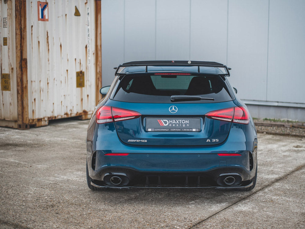 Rear Side Splitters Mercedes A35 AMG Hatchback W177 - Carbon Look