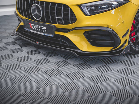 Maxton Design Front Splitter V.3 + Flaps Mercedes-AMG A 45 S Aero Pack W177 - ME-A-177-45-FD3G+FSF - Image 3