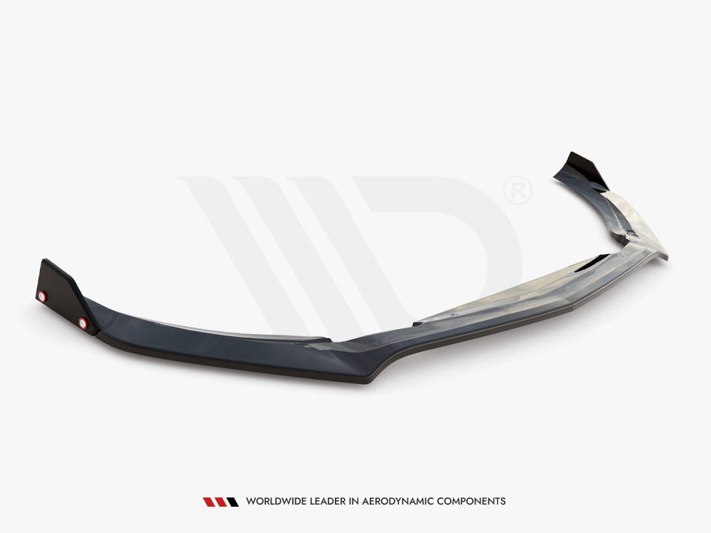 Maxton Design Front Splitter V.3 + Flaps Mercedes-AMG A 45 S Aero Pack W177 - ME-A-177-45-FD3G+FSF - Image 4