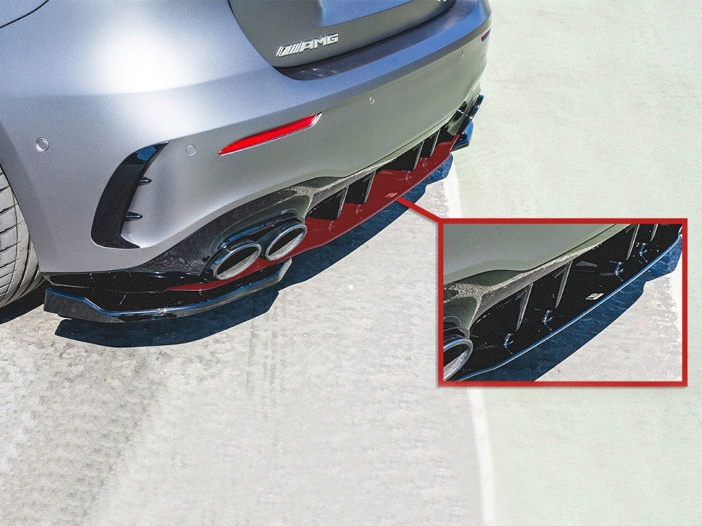Maxton Design Rear Splitter + Flaps Mercedes-AMG A 45 S Aero Pack W177 - ME-A-177-45-RD1G+RD2G+RSF - Image 4