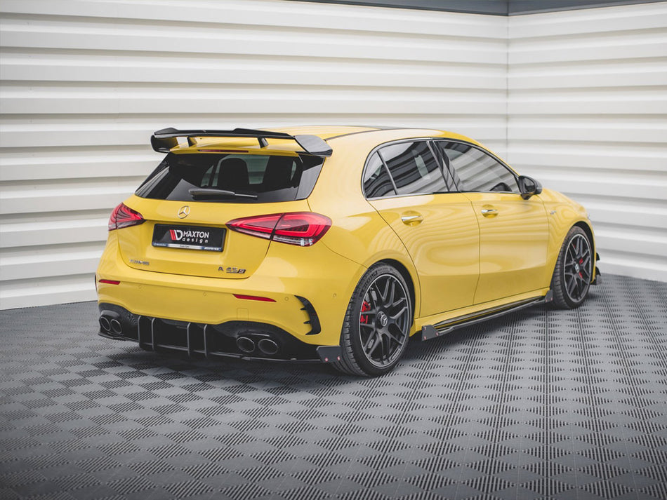 Maxton Design Rear Side Splitters V.2 + Flaps Mercedes AMG A 45 S Aero Pack W177 - ME-A-177-45-RSD2G+RSF - Image 2