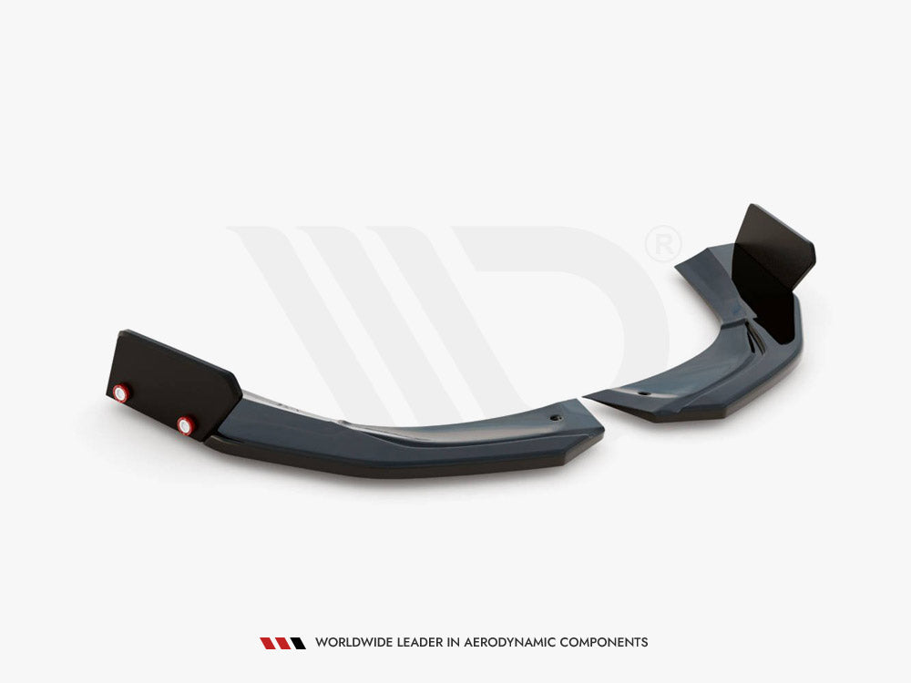 Maxton Design Rear Side Splitters V.2 + Flaps Mercedes AMG A 45 S Aero Pack W177 - ME-A-177-45-RSD2G+RSF - Image 4