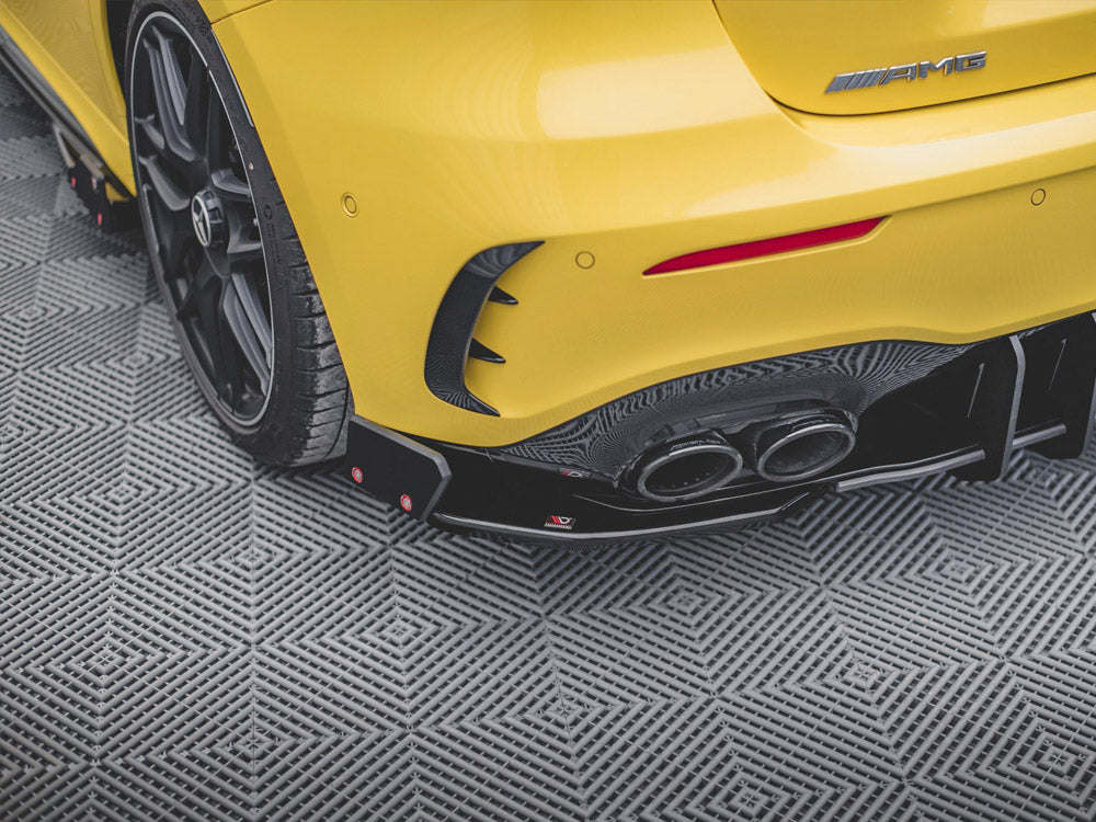 Maxton Design Rear Side Splitters V.2 + Flaps Mercedes AMG A 45 S Aero Pack W177 - ME-A-177-45-RSD2G+RSF - Image 3