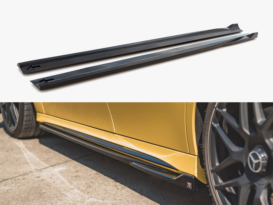 Maxton Design Side Skirts Diffusers Mercedes-AMG A 45 S W177 - ME-A-177-45-SD1G - Image 1