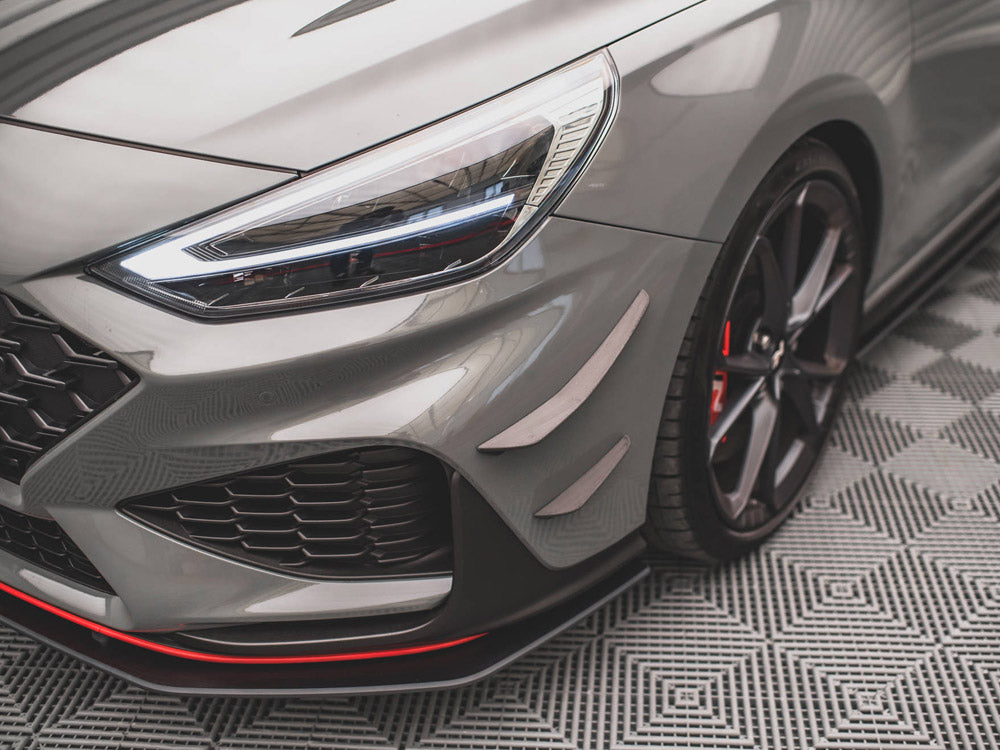 Maxton Design Front Bumper Wings (Canards) Hyundai I30 N / I30 N-Line Hatchback / Fastback Mk3 Facelift - HY-I30-3F-N-CAN1 - Image 6