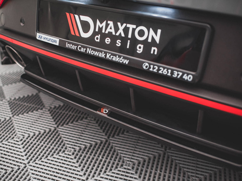 Maxton Design Central Rear Splitter Hyundai I30 N Hatchback Mk3 Facelift (2020-) - HY-I30-3F-N-RD1G - Image 4