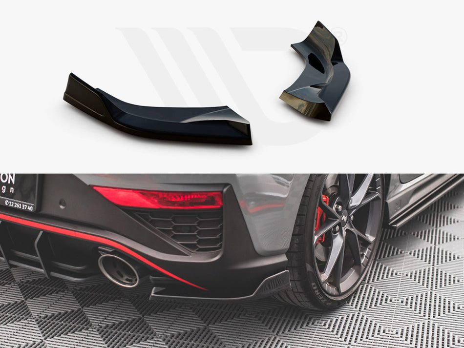 MAXTON DESIGN Rear Side Splitters V.3 Hyundai I30 N Hatchback Mk3 Facelift (2020-)