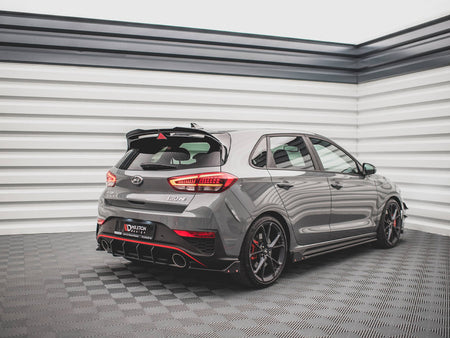 Maxton Design Rear Side Splitters V.1 + Flaps Hyundai I30 N Hatchback Mk3 Facelift - HY-I30-3F-N-RSD1G+RSF - Image 2