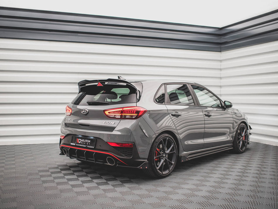 Maxton Design Rear Side Splitters V.1 + Flaps Hyundai I30 N Hatchback Mk3 Facelift - HY-I30-3F-N-RSD1G+RSF - Image 2