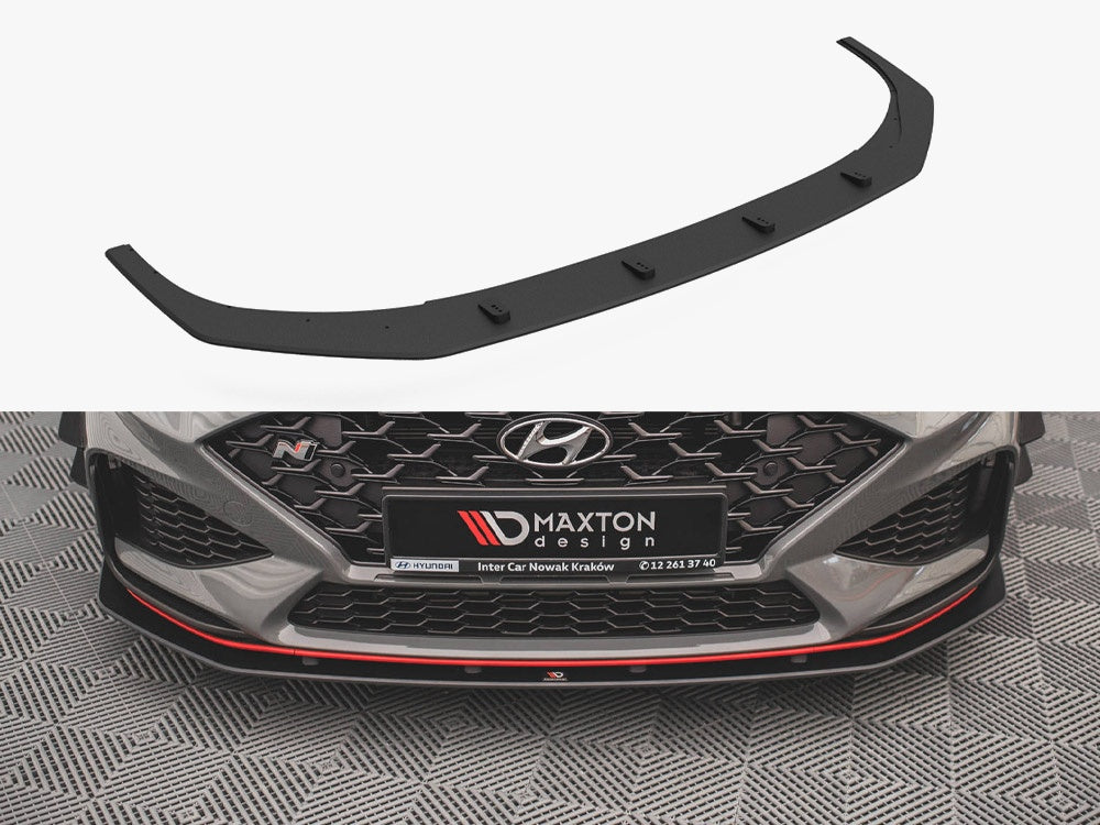 Maxton Design Street PRO Front Splitter Hyundai I30 N / I30 N-Line Hatchback / Fastback Mk3 Facelift - HYI303FNCNC-FD1B - Image 1