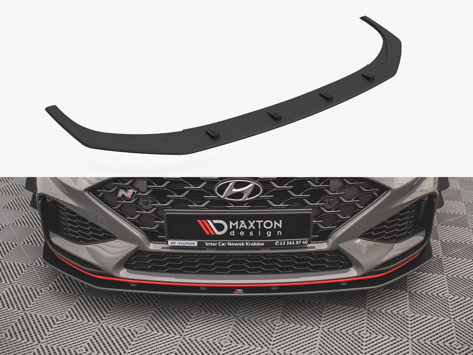 Maxton Design Street PRO Front Splitter Hyundai I30 N / I30 N-Line Hatchback / Fastback Mk3 Facelift - HYI303FNCNC-FD1B - Image 1