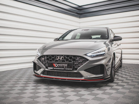 Maxton Design Street PRO Front Splitter Hyundai I30 N / I30 N-Line Hatchback / Fastback Mk3 Facelift - HYI303FNCNC-FD1B - Image 2