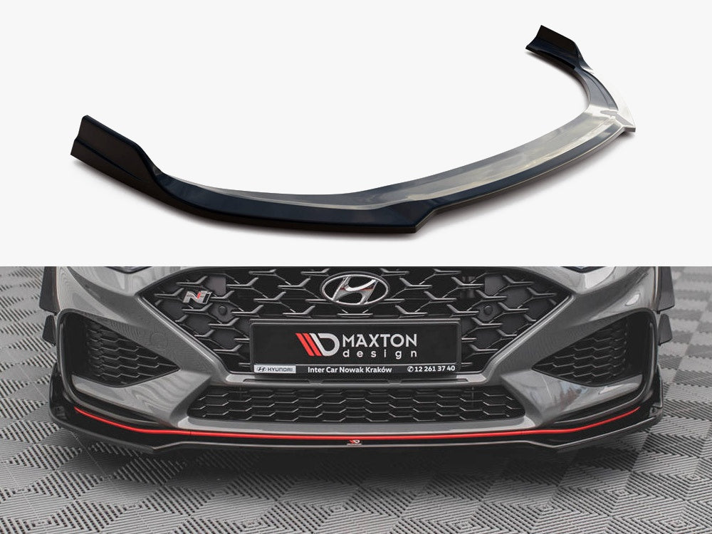 Maxton Design Front Splitter V.3 Hyundai I30 N / I30 N-Line Hatchback / Fastback Mk3 Facelift - HY-I30-3F-N-FD3G - Image 1