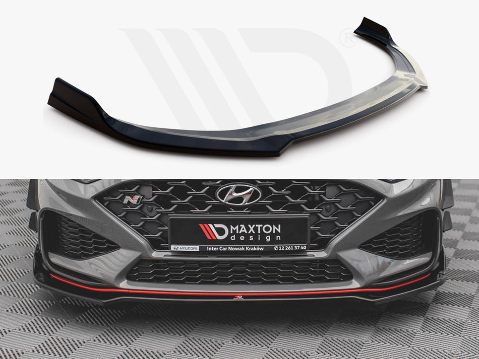 MAXTON DESIGN Front Splitter V.3 Hyundai I30 N Hatchback/fastback MK3 Facelift (2020-)