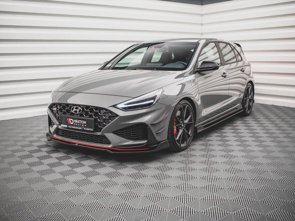 Maxton Design Front Splitter V.3 Hyundai I30 N / I30 N-Line Hatchback / Fastback Mk3 Facelift - HY-I30-3F-N-FD3G - Image 2