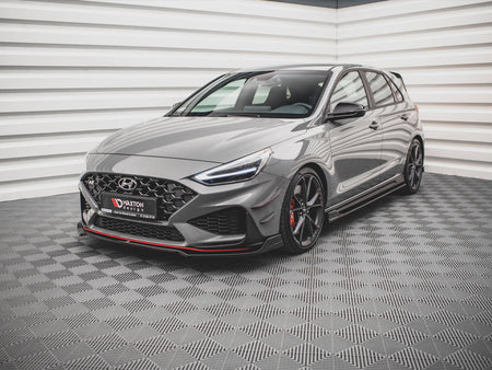 Maxton Design Front Splitter V.3 Hyundai I30 N / I30 N-Line Hatchback / Fastback Mk3 Facelift - HY-I30-3F-N-FD3G - Image 2