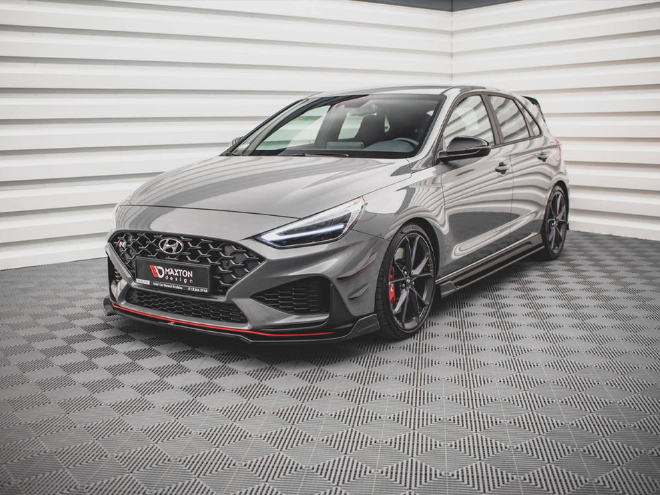 Maxton Design Front Splitter V.3 Hyundai I30 N / I30 N-Line Hatchback / Fastback Mk3 Facelift - HY-I30-3F-N-FD3G - Image 2