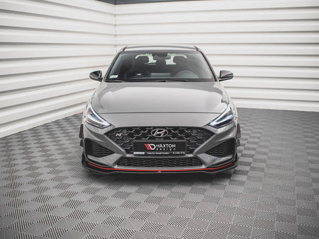 Maxton Design Front Splitter V.3 Hyundai I30 N / I30 N-Line Hatchback / Fastback Mk3 Facelift - HY-I30-3F-N-FD3G - Image 3