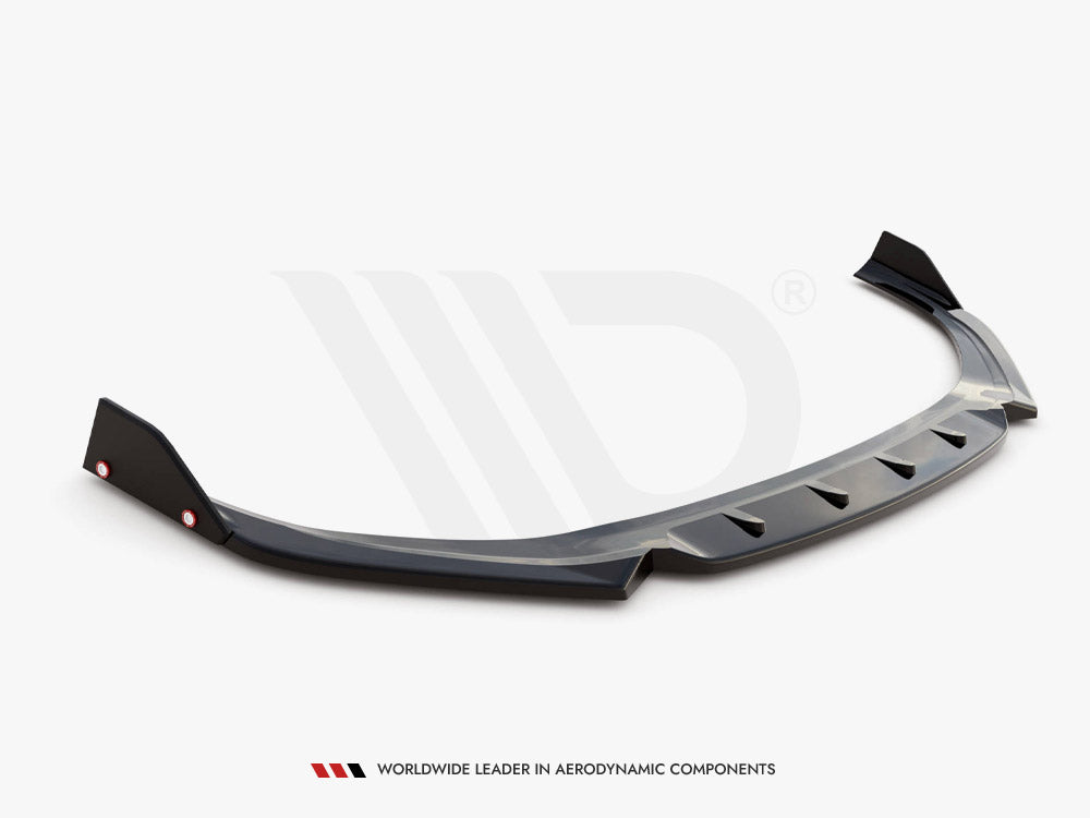 Maxton Design Front Splitter V.1 + Flaps Hyundai I30 N / I30 N-Line Hatchback / Fastback Mk3 Facelift - HY-I30-3F-N-FD1G+FSF - Image 5