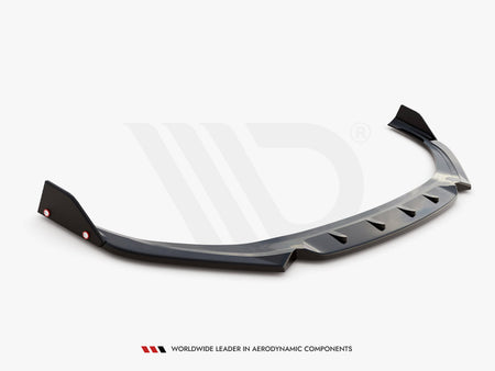 Maxton Design Front Splitter V.1 + Flaps Hyundai I30 N / I30 N-Line Hatchback / Fastback Mk3 Facelift - HY-I30-3F-N-FD1G+FSF - Image 5
