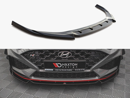 Maxton Design Front Splitter V.2 Hyundai I30 N / I30 N-Line Hatchback / Fastback Mk3 Facelift - HY-I30-3F-N-FD2G - Image 1