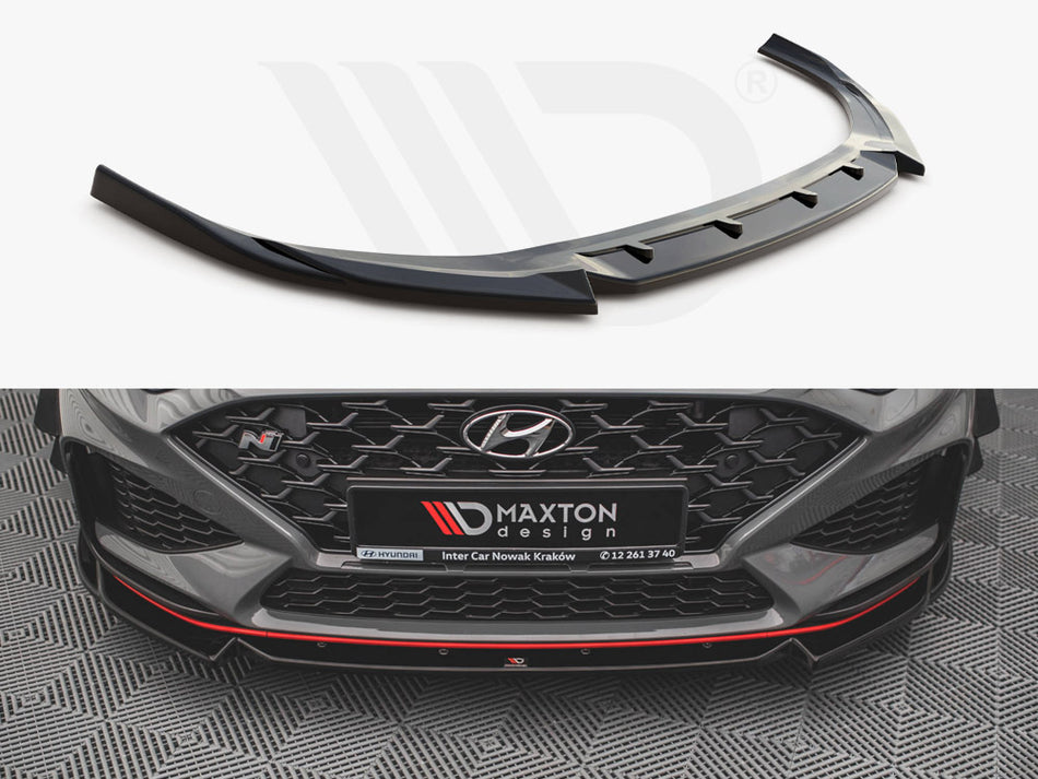 MAXTON DESIGN Front Splitter V.2 Hyundai I30 N Hatchback/fastback MK3 Facelift (2020-)