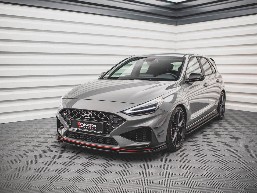Maxton Design Front Splitter V.2 Hyundai I30 N / I30 N-Line Hatchback / Fastback Mk3 Facelift - HY-I30-3F-N-FD2G - Image 2
