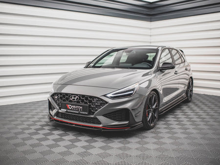 Maxton Design Front Splitter V.2 Hyundai I30 N / I30 N-Line Hatchback / Fastback Mk3 Facelift - HY-I30-3F-N-FD2G - Image 2