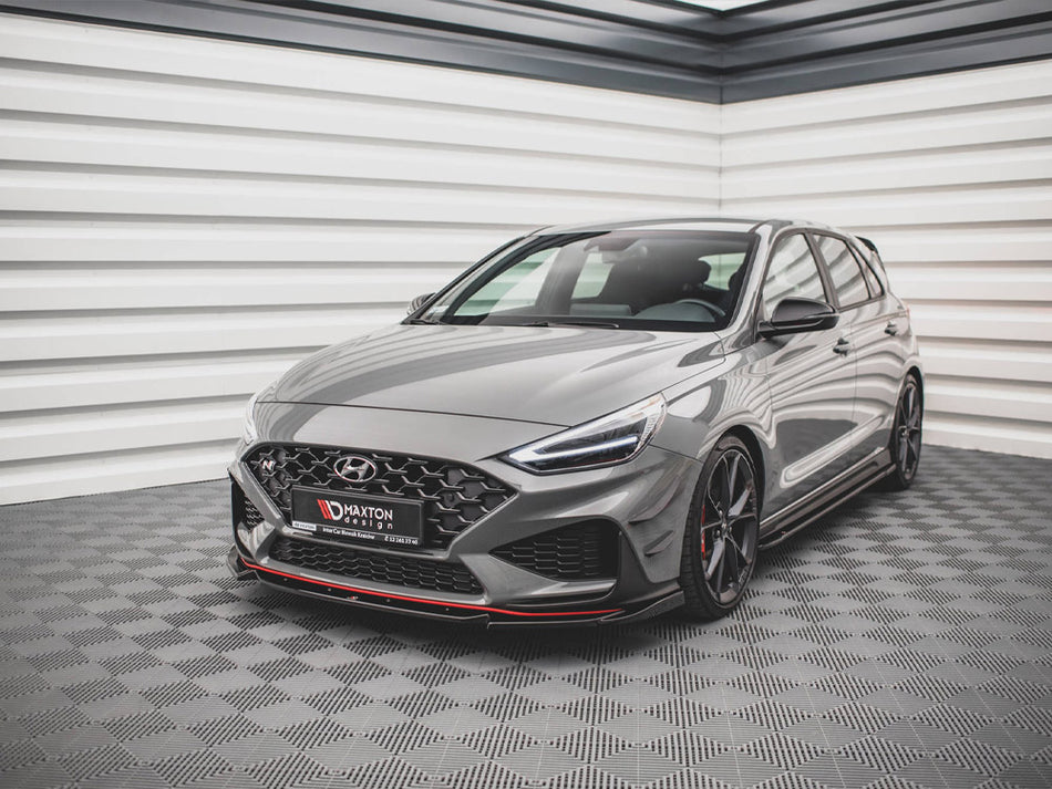 Maxton Design Front Splitter V.2 Hyundai I30 N / I30 N-Line Hatchback / Fastback Mk3 Facelift - HY-I30-3F-N-FD2G - Image 2