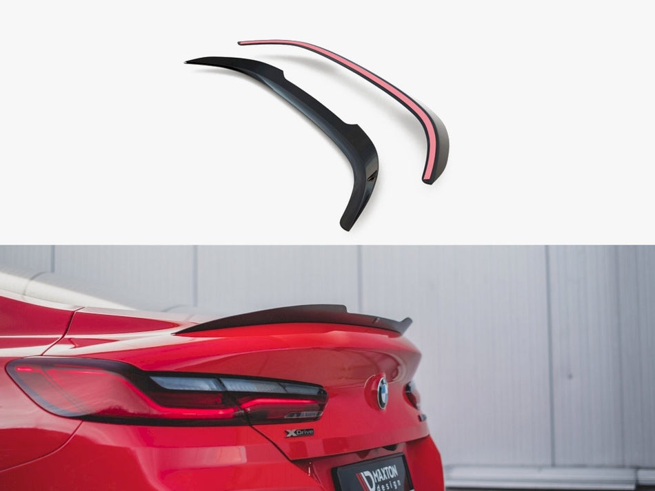 Maxton Design Spoiler CAP BMW 8 Coupe M-Pack G15 (2018-) - Carbon Look - BM-M850-G15-CAP1C - Image 1