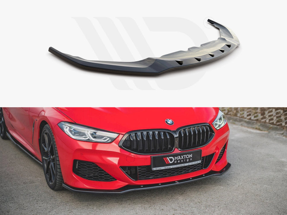 MAXTON DESIGN Front Splitter V.1 BMW 8 Coupe G15 / 8 Gran Coupe M-Pack G16 - Textured